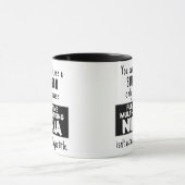 Drôle Personnalisé Ninja Chirurgien Cadeau Mug (Centre)