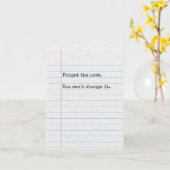 Drôle Pessimiste Carte d'anniversaire, Papier Linn (Fleur jaune)