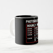 Drôle photographe heure note Mug (Devant gauche)