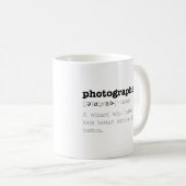 Drôle Photographe Mug (Devant droit)