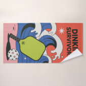 Drôle Pickleball DINKIN’ SURVIVOR! ! ! Serviette s (Serviette de bain)