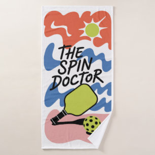 Drôle Pickleball The Spin Doctor Serviette de spor