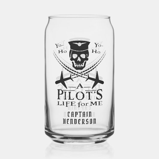 Drôle Pilote Avions Crâne Pirate Humour | Personna (Recto)