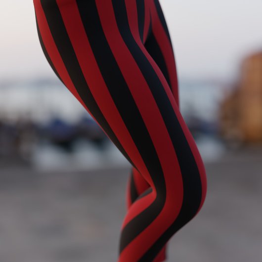 Drôle Pirate Rouge Leggings