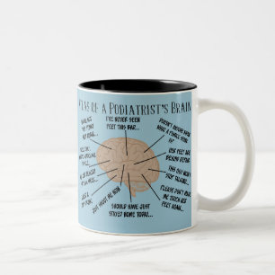 Drôle Podiatriste Pensées Mugs