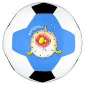 Drôle poisson poivron porc-épic caricature poisson (Devant)