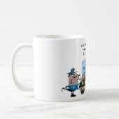 Drôle Policiers Retraite Mug Personnalisé (Gauche)