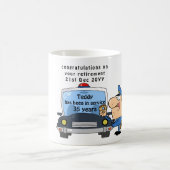 Drôle Policiers Retraite Mug Personnalisé (Centre)