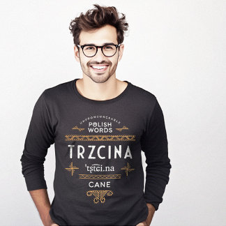 Drôle Polonais Cadeaux Canne T-shirt