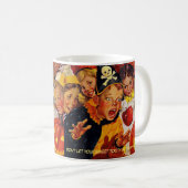 Drôle pomme Bobbing Douce dent Halloween Mug (Devant droit)