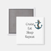 Drôle Porte de croisière Magnet Stateroom Manger R (Recto/Verso)