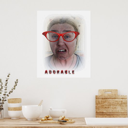 Drôle Poster adorable ! (Cuisine)