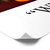 Drôle Poster "Pourquoi Le Silence" Thanksgiving (Coin)