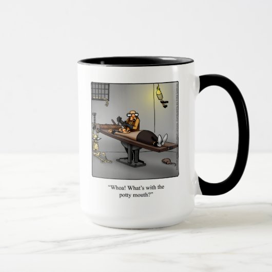 Drôle "Potty Mouth" Mug Cadeau (Droite)