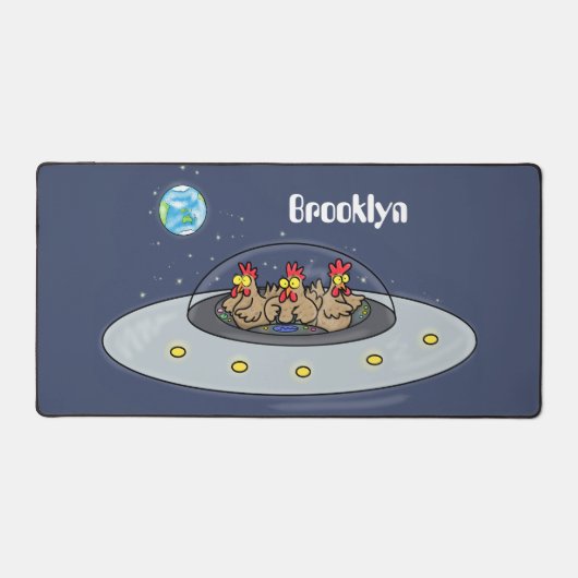 Drôle poule dans l'espace dessin animé (Recto)