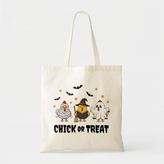 Drôle poulet Sac fourre-tout d'Halloween (Devant)
