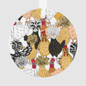 Drôle Poulets tirés à la main (dos)