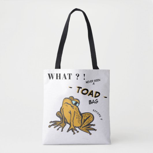 Drôle Poussière de dessin de TOAD. Sac fourre-tout (Devant)