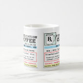 Drôle Prescription RX café Mug (Centre)
