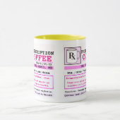 Drôle Prescription RX café Mug (Centre)