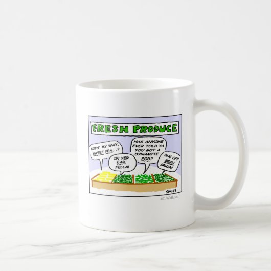 Drôle produit frais produit cartoon Légumes Mug (Droite)