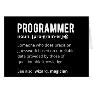 Drôle Programmer Code Développeur Définition
