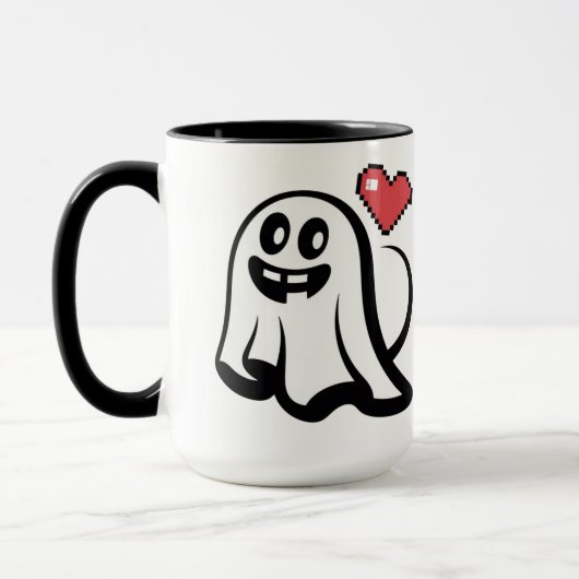 Drôle Programmeur Halloween Mug (Gauche)