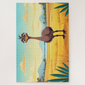Drôle puzzle d'Ostrich (Vertical)