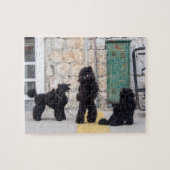 Drôle puzzle poodles (Horizontal)