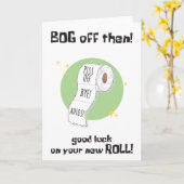 Drôle que vous quittez la carte de rouleau de la b (Fleur jaune)