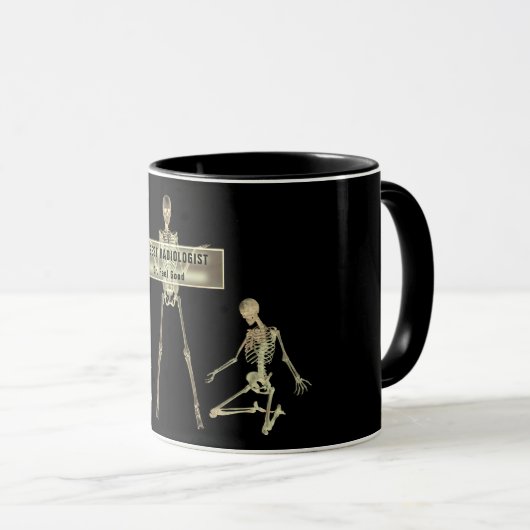 Drôle radiologue sur mesure docteur Mug cadeau (Devant droit)