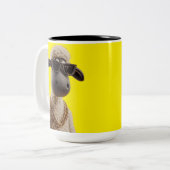 Drôle Rappy Sheep Mug - mignonne Pet Lover Coupe c (Devant gauche)
