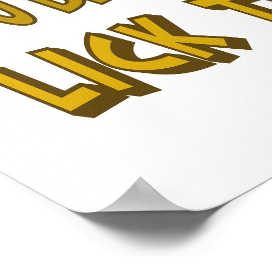 Drôle remuer le pot Lick the Spoon Poster (Coin)