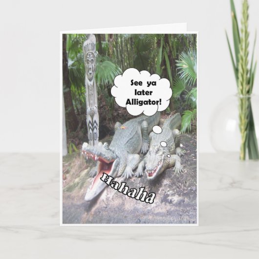 Drôle RETRAITE salutateurs de cartes de voeux (Devant)