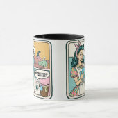 Drôle Retro Café Mug -Gag Mug cadeau (Centre)