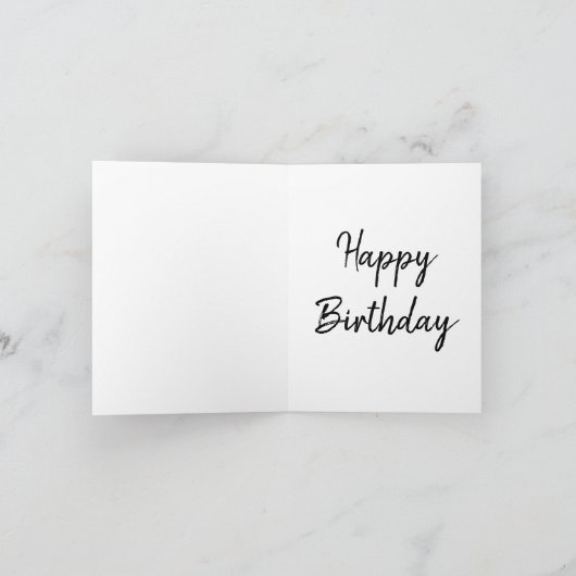 Drôle Retro Carte d'anniversaire soufflant des bou (Intérieur)