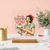 Drôle rétro dame mot art (Mariage)