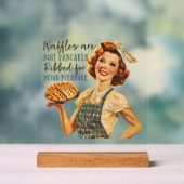 Drôle rétro dame mot art (Neutre)