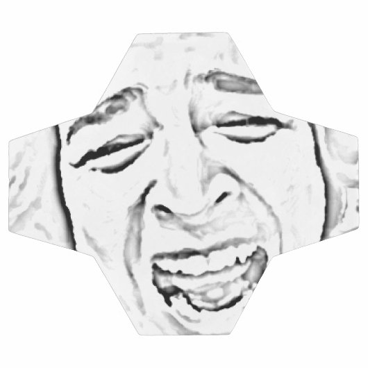 Drôle Rire Visage Design de dessin (Plat)