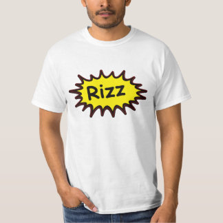 Drôle ‘Rizz’ White T-Shirt Humour mème Tee