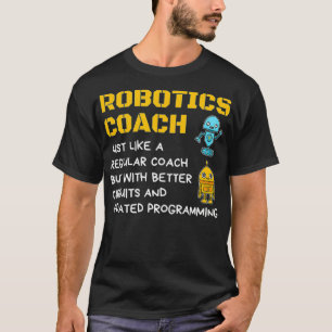 Drôle Robotique Coach T-shirt Définition Robot Com