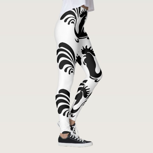 Drôle Rooster Année 2017 Leggings (Droite)