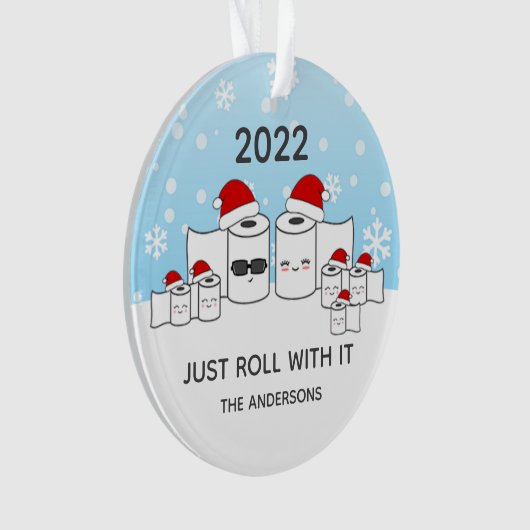 Drôle Rouler avec It Toilet Papier Famille de 7 (devant)