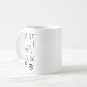Drôle Roulez Mes Yeux Mug De Café Loud (Devant gauche)