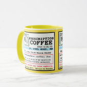 Drôle RX café Mug (Devant gauche)