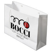 Drôle sac cadeau de bocci italien pour amoureux de (Devant Angle)