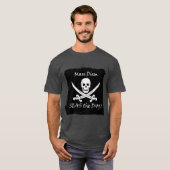 Drôle saisissez le T-shirt de calembour de pirate (Devant entier)