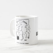 Drôle Salon de Beauté Mug - le magicien est là ? (Devant gauche)