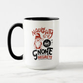 drôle sarcasme gnome de Noël Mug de vacances (Gauche)