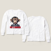 Drôle sarcasme hugger monkey word art (Motif Recto et Verso)